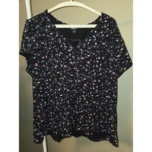 Nicole by Nicole Miller Top Size 2X Summer Vacation Workwear